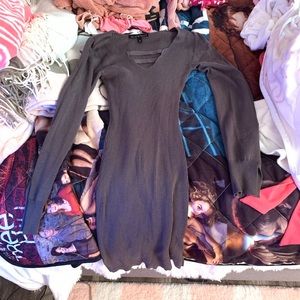 Derek heart grey bodycon dress